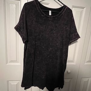 Purple oversized tee